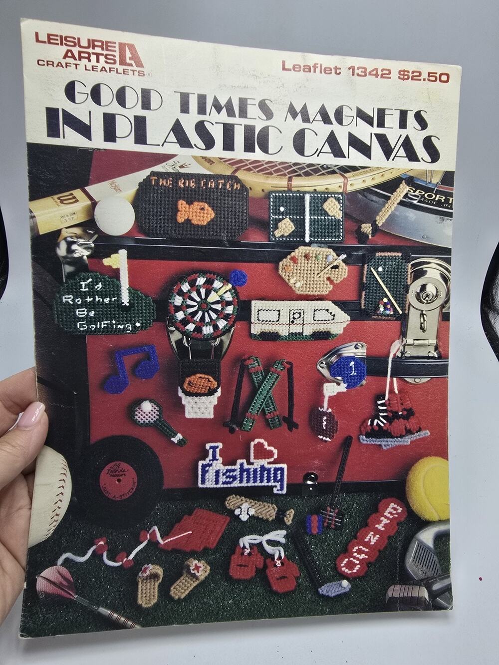 Good Times Magnets Sport Hobbies 22 Designs Plasric Canvas Patterns Chart